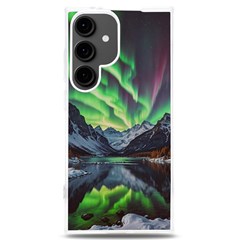 Lake Mountains Aorora Northern Lights Snow Samsung Galaxy S24 Plus 6 7 Inch Tpu Uv Case