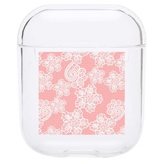 Lace White Ornamental Textile Hard Pc Airpods 1/2 Case by Paksenen