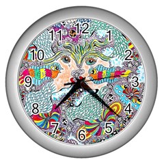 Supersonicangeldream Wall Clock (silver)