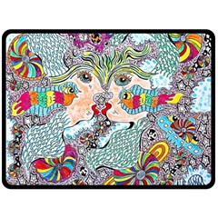 Supersonicangeldream Two Sides Fleece Blanket (large) by chellerayartisans