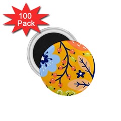 Floral Pattern Beautiful Aesthetic 1 75  Magnets (100 Pack)  by Paksenen