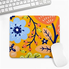 Floral Pattern Beautiful Aesthetic Large Mousepad