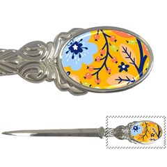 Floral Pattern Beautiful Aesthetic Letter Opener by Paksenen