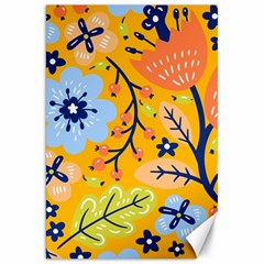 Floral Pattern Beautiful Aesthetic Canvas 20  X 30 