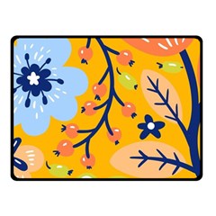 Floral Pattern Beautiful Aesthetic Fleece Blanket (small)