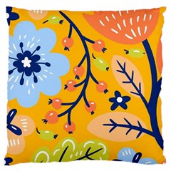 Floral Pattern Beautiful Aesthetic Large Cushion Case (one Side)