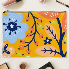 Floral Pattern Beautiful Aesthetic Cosmetic Bag (xxxl)