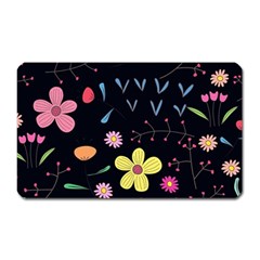 Foliage Pattern Beautiful Aesthetic Secret Garden Magnet (rectangular)