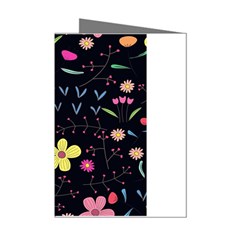 Foliage Pattern Beautiful Aesthetic Secret Garden Mini Greeting Cards (pkg Of 8) by Paksenen