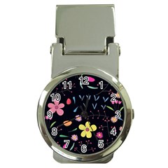 Foliage Pattern Beautiful Aesthetic Secret Garden Money Clip Watches