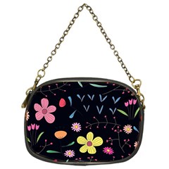 Foliage Pattern Beautiful Aesthetic Secret Garden Chain Purse (one Side)