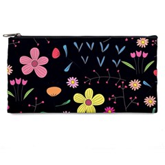 Foliage Pattern Beautiful Aesthetic Secret Garden Pencil Cases by Paksenen