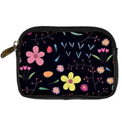 Foliage Pattern Beautiful Aesthetic Secret Garden Digital Camera Leather Case