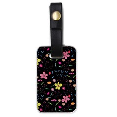 Foliage Pattern Beautiful Aesthetic Secret Garden Luggage Tag (one Side)