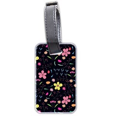 Foliage Pattern Beautiful Aesthetic Secret Garden Luggage Tag (two Sides)