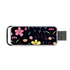 Foliage Pattern Beautiful Aesthetic Secret Garden Portable Usb Flash (two Sides)