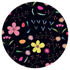 Foliage Pattern Beautiful Aesthetic Secret Garden Round Trivet