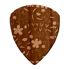 Foliage Pattern Beautiful Aesthetic Secret Garden Wood Guitar Pick (set Of 10) by Paksenen