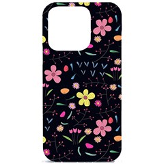 Foliage Pattern Beautiful Aesthetic Secret Garden Iphone 15 Pro Black Uv Print Pc Hardshell Case by Paksenen