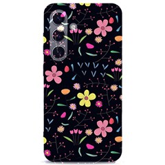 Foliage Pattern Beautiful Aesthetic Secret Garden Samsung Galaxy S24 6 2 Inch Black Tpu Uv Case by Paksenen