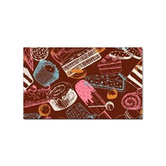 Sweet Food Seamless Pattern Sticker (rectangular)