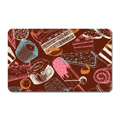 Sweet Food Seamless Pattern Magnet (rectangular)