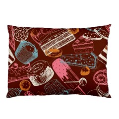 Sweet Food Seamless Pattern Pillow Case (two Sides)