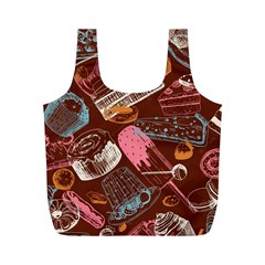 Sweet Food Seamless Pattern Full Print Recycle Bag (m)