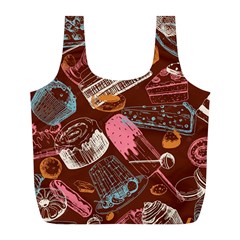 Sweet Food Seamless Pattern Full Print Recycle Bag (l)