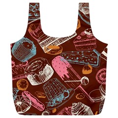 Sweet Food Seamless Pattern Full Print Recycle Bag (xl)