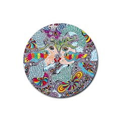 Supersonicangeldream Rubber Coaster (round) by chellerayartisans