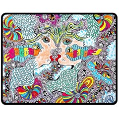 Supersonicangeldream Two Sides Fleece Blanket (medium) by chellerayartisans