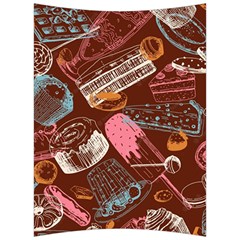 Sweet Food Seamless Pattern Back Support Cushion by Paksenen