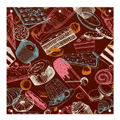 Sweet Food Seamless Pattern Banner And Sign 4  X 4 