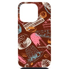 Sweet Food Seamless Pattern Iphone 14 Pro Black Uv Print Pc Hardshell Case by Paksenen