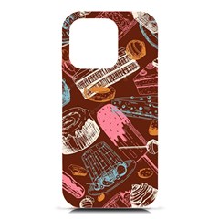 Sweet Food Seamless Pattern Iphone 16 Pro Black Uv Print Pc Hardshell Case by Paksenen