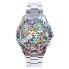 Supersonicangeldream Stainless Steel Analogue Watch by chellerayartisans