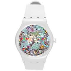 Supersonicangeldream Round Plastic Sport Watch (m) by chellerayartisans