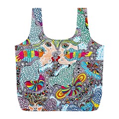 Supersonicangeldream Full Print Recycle Bag (l) by chellerayartisans