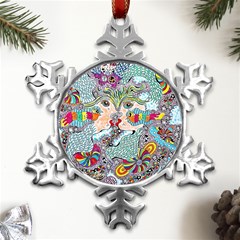 Supersonicangeldream Metal Small Snowflake Ornament