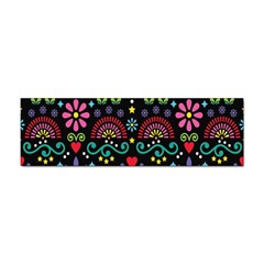 Mexican Folk Art Seamless Pattern Colorful Sticker Bumper (100 Pack)