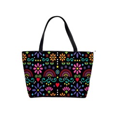 Mexican Folk Art Seamless Pattern Colorful Classic Shoulder Handbag