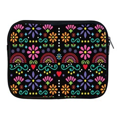 Mexican Folk Art Seamless Pattern Colorful Apple Ipad 2/3/4 Zipper Cases