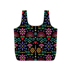 Mexican Folk Art Seamless Pattern Colorful Full Print Recycle Bag (s)