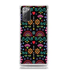 Mexican Folk Art Seamless Pattern Colorful Samsung Galaxy Note 20 Tpu Uv Case