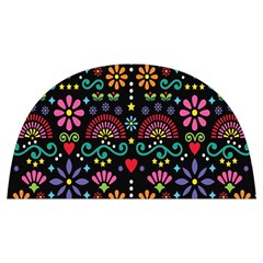 Mexican Folk Art Seamless Pattern Colorful Anti Scalding Pot Cap