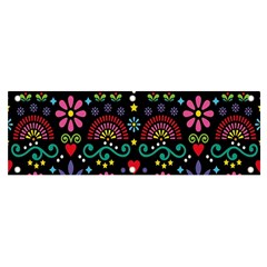 Mexican Folk Art Seamless Pattern Colorful Banner And Sign 6  X 2 