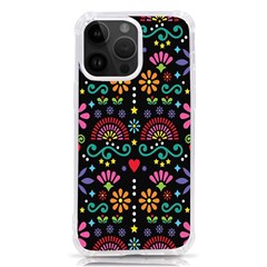 Mexican Folk Art Seamless Pattern Colorful Iphone 14 Pro Max Tpu Uv Print Case