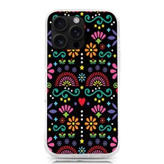 Mexican Folk Art Seamless Pattern Colorful Iphone 16 Pro Max Tpu Uv Print Case