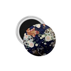 Japanese Wave Koi Illustration Pattern 1 75  Magnets